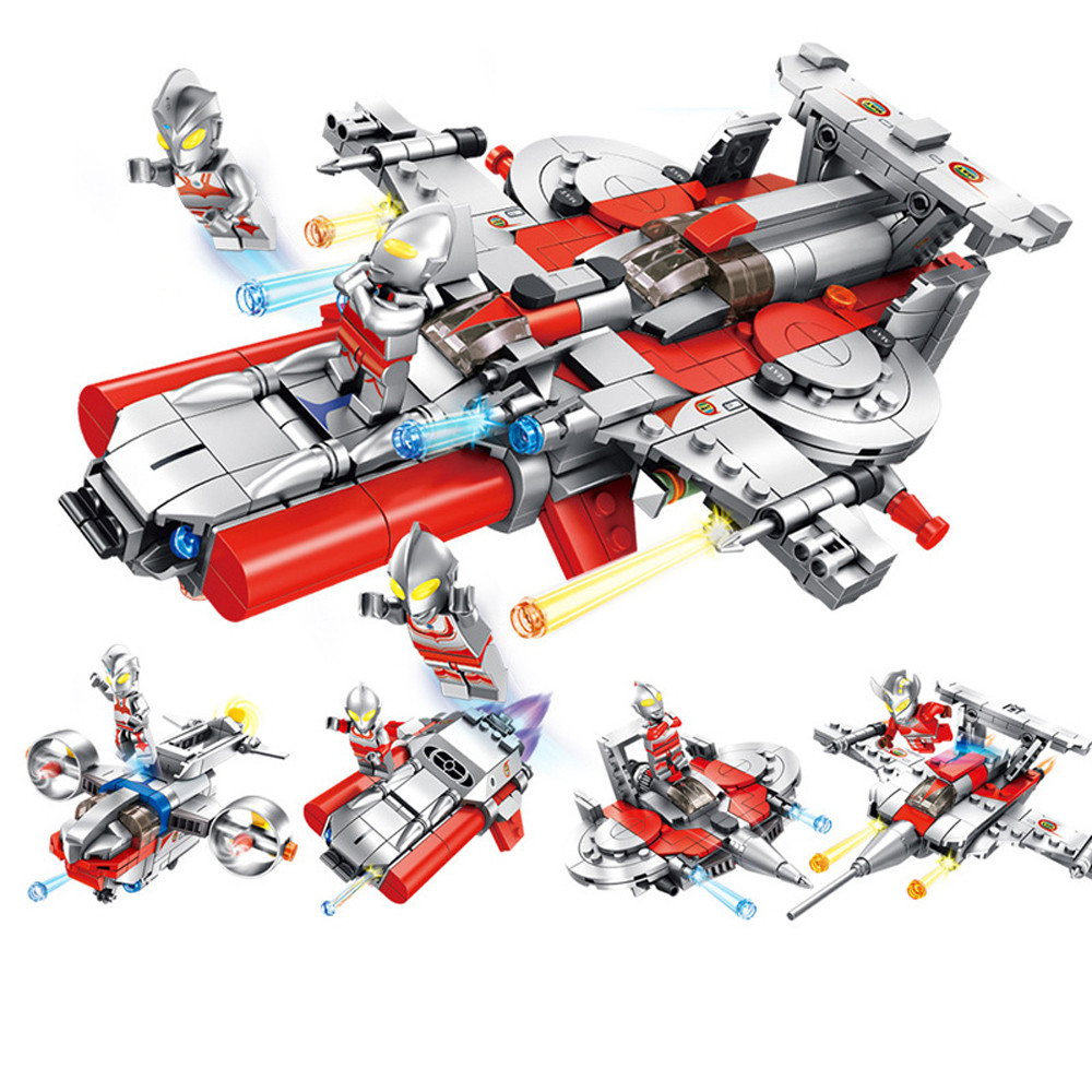 Ultraman Spacecraft Ship Custom Brick Building Kit