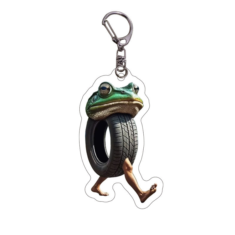 Italian Brainrot Boneca Ambalabu Acrylic Keychain 5cm 2inches