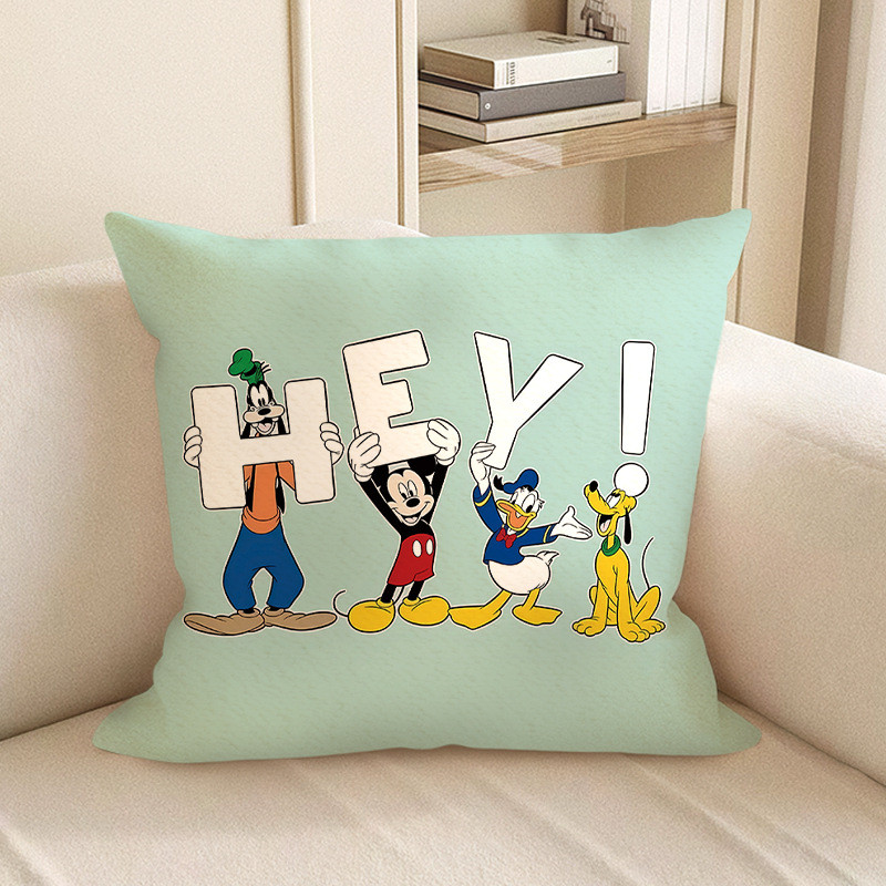 Disney Mickey Mouse Goofy Donald Duck and Pluto Soft Stuffed Plush Pillow Multiple Sizes