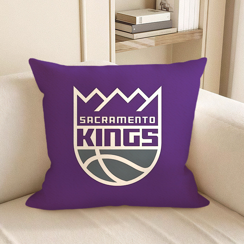 Sacramento Kings NBA Team Logo Soft Stuffed Plush Pillow Multiple Sizes