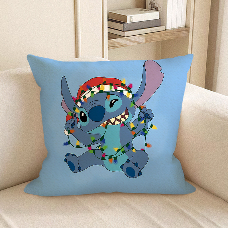 Disney Stitch Christmas Soft Stuffed Plush Pillow Multiple Sizes