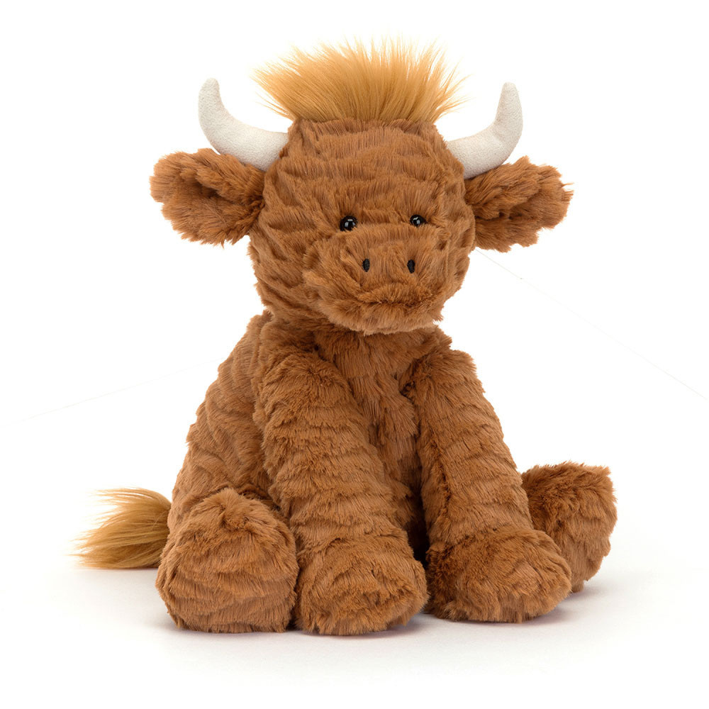 Jellycat Fuddlewuddle Highland Cow Soft Stuffed Plush 24cm 9.44inches