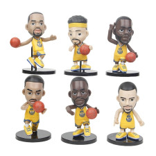 NBA Golden State Warriors Players Figure Set 6 Pcs