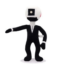 Skibidi Toilet Monitor Man Plush Toy