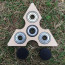 Wooden Triangle Shape Fidget Spinner