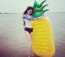 180cm Inflatable Pineapple Pool Float Raft Large Outdoor Inflatable Float Toy Floatie Lounge