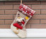 Christmas Stocking High Quality Fabric - Pack of 3