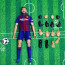 FC Barcelona Lionel Messi Smile Face 1:6 Action Figure