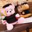 Graduation Bear Soft Stuffed Plush Pink