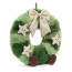 Jellycat Amuseables Nordic Spruce Wreath Soft Stuffed Plush 35cm 13.77inches