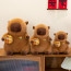 Capybara Holding NBA Basketball Soft Stuffed Plush Multiple Sizes Yellow