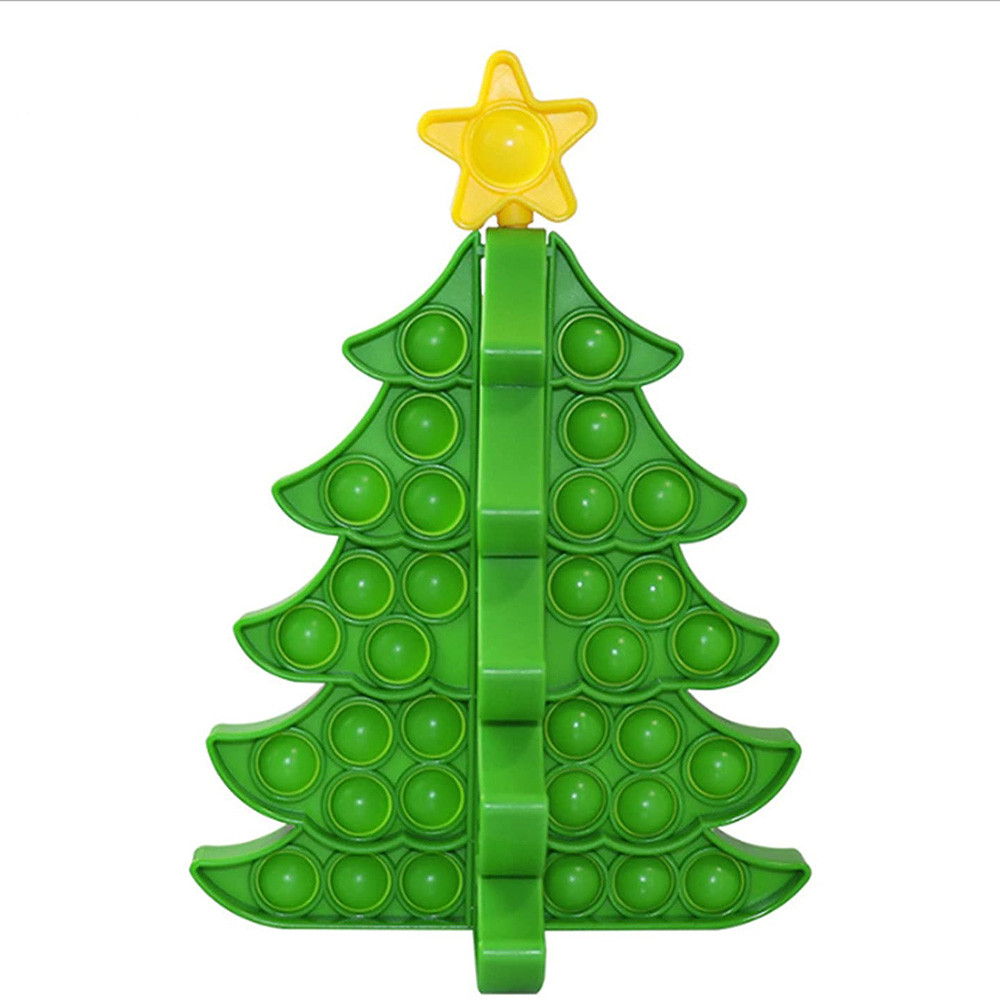 Christmas Tree Pop It Poppet Fidget