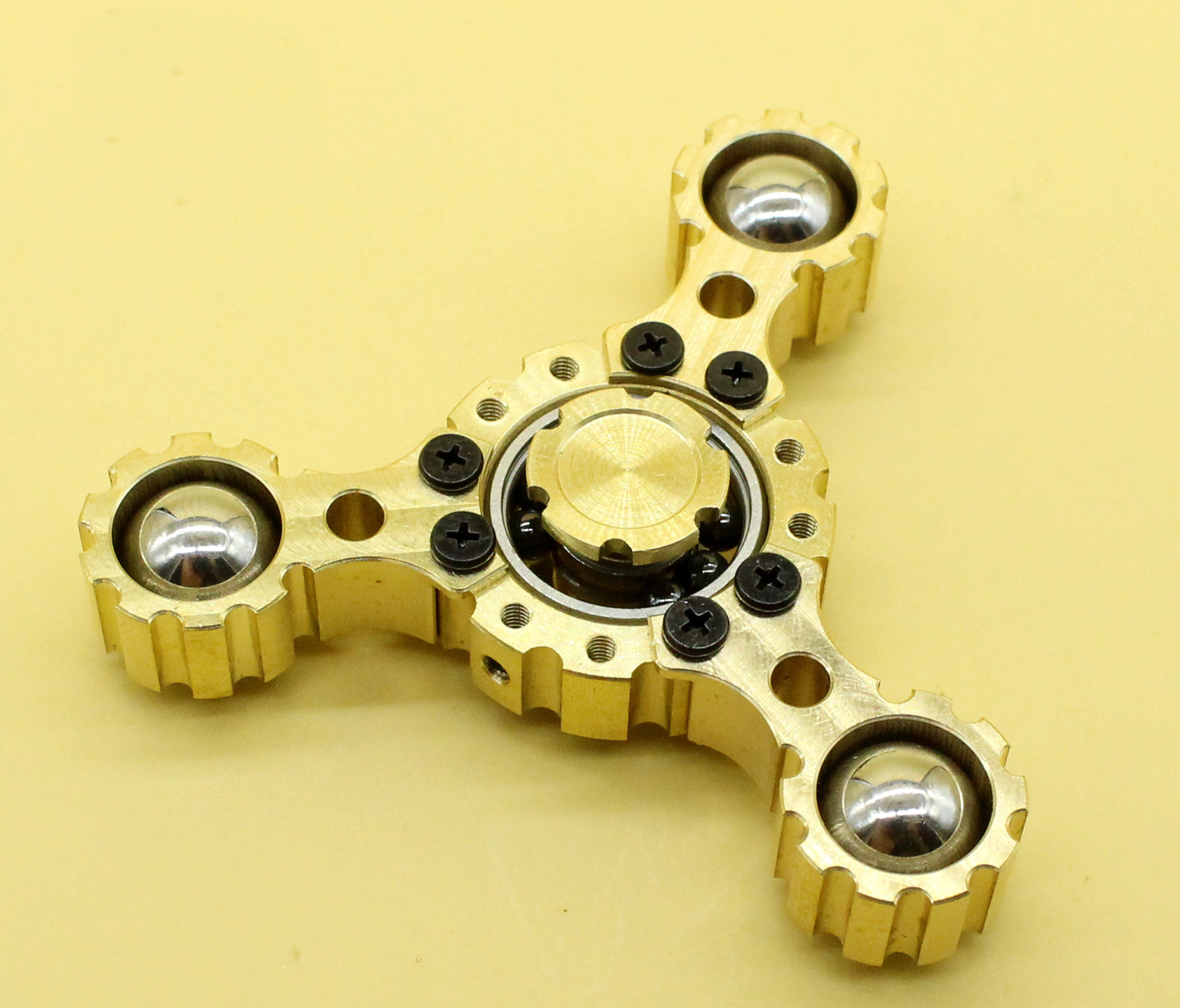 Octopus Bearing Gold EDC Fidget Spinner