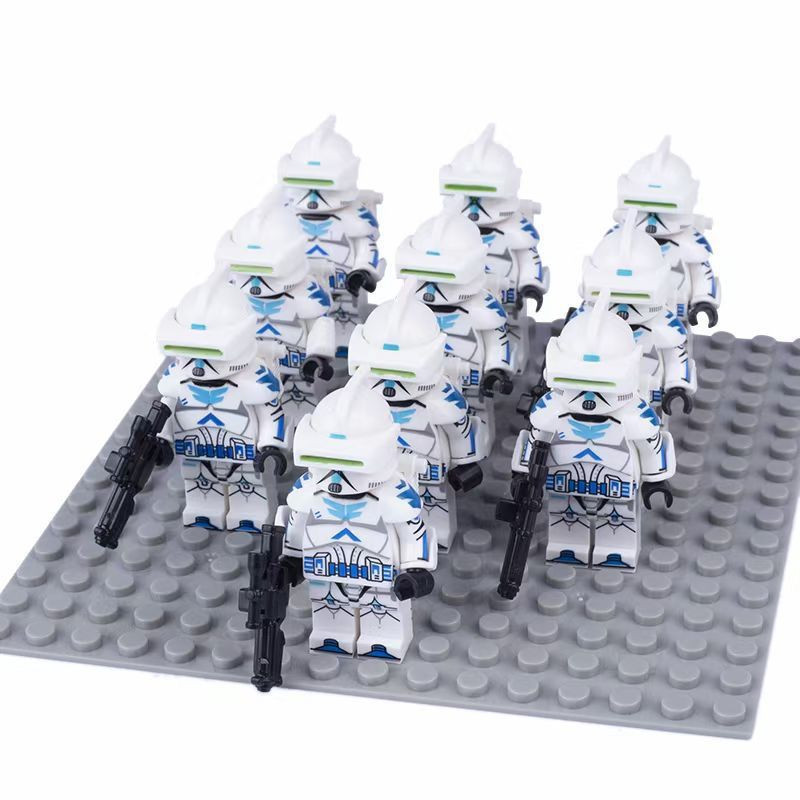 798th Legion Aerial Recon Trooper Star Wars Brick Minifigure Custom Set 10 Pcs