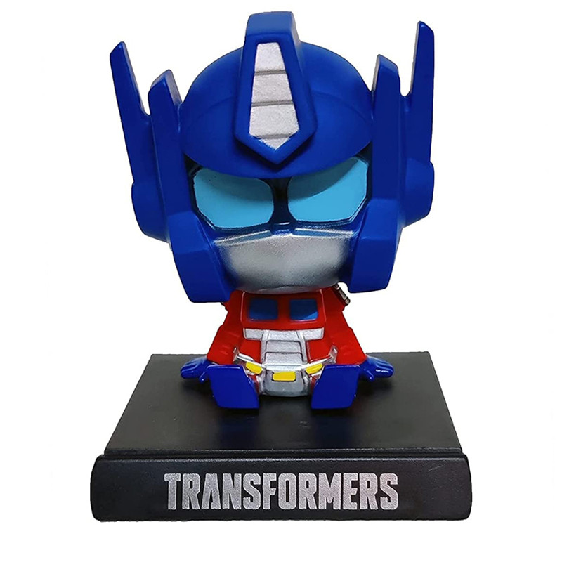 Transformers Optimus Prime Shaking Head Figure Car Decoration Accessories