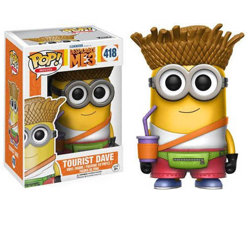 Funko Pop Despicable Me Tourist Dave #418 Vinyl Figure