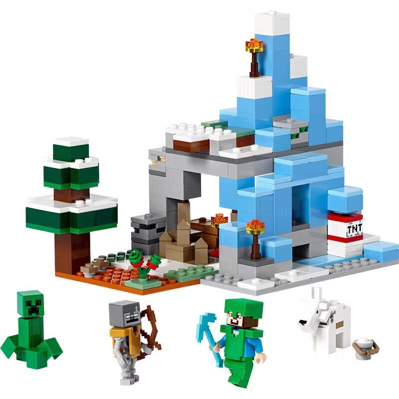 Minecraft The Frozen Peaks 21243 Brick Building Kit