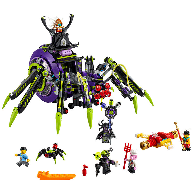 Monkie Kid Spider Queen’s Arachnoid 80022 Base Brick Building Kit