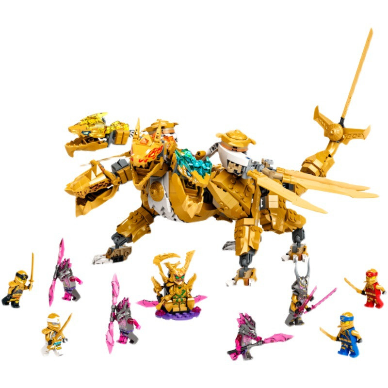 Ninjago Lloyd’s Golden Ultra Dragon 71774 Brick Building Kit