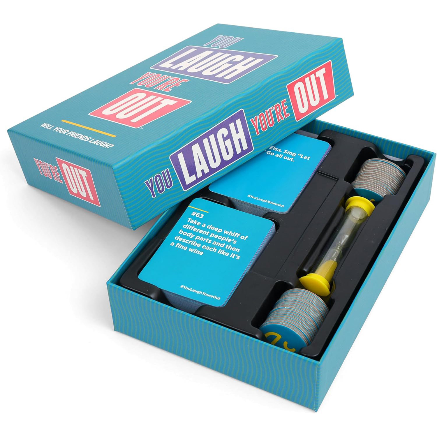 You Laugh You're Out: Family Party Hilarious Card Game