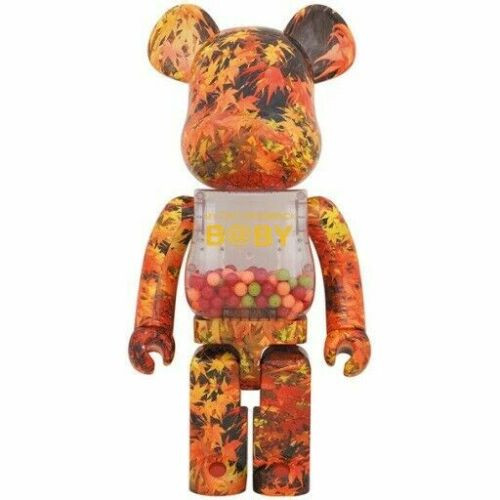 My First Bearbrick Baby Autumn Leaves Version 400% Figure 28cm 11.02inches