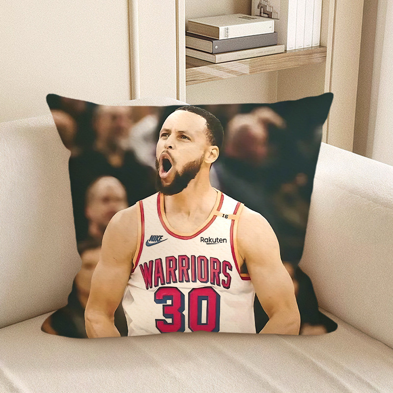 Stephen Curry NBA Golden State Warriors Cheering Soft Stuffed Plush Pillow Multiple Sizes
