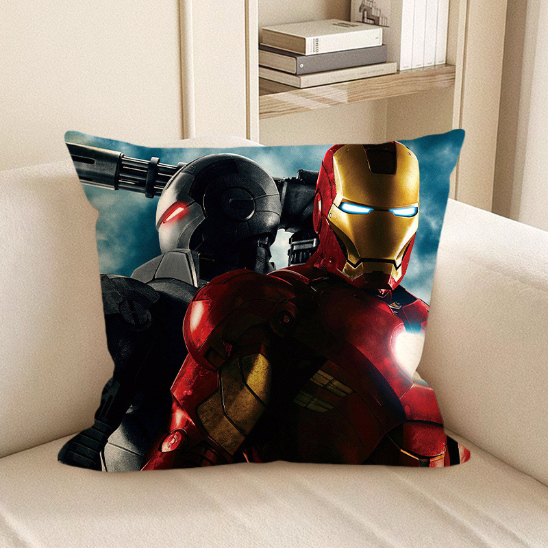 Marvel Iron Man with Iron Patriot Soft Stuffed Plush Pillow Multiple Sizes