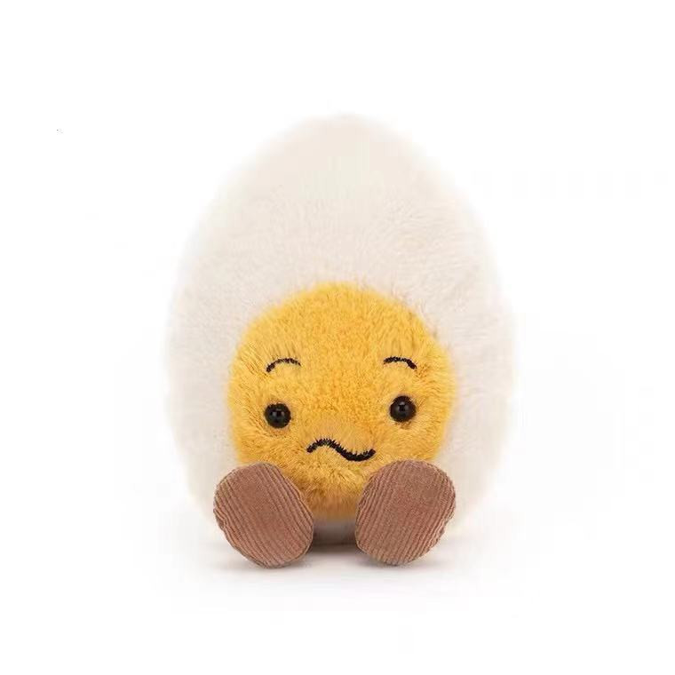 Jellycat Amuseables Confused Boiled Egg Soft Stuffed Plush 14cm 5.51inches