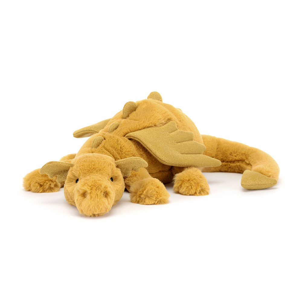 Jellycat Golden Dragon Large Soft Stuffed Plush 50cm 19.68inches