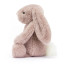Jellycat Bashful Luxe Bunny Rosa Medium Soft Stuffed Plush 31cm 12.2inches