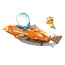 Octonauts GUP-B Tiger Shark Vehicle & Kwazii 113pcs Building Block Set