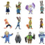Zootopia Deluxe Figures Set of 12 Figures