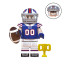 NFL Team Players Brick Minifigure Custom Set 8 Pcs