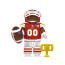 NFL Team Players Brick Minifigure Custom Set 8 Pcs
