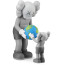 KAWS The Promise Open Edition Vinyl Figure 36cm 14.17inches Grey