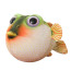 Pufferfish Fugu Soft Stuffed Plush Multiple Sizes Green