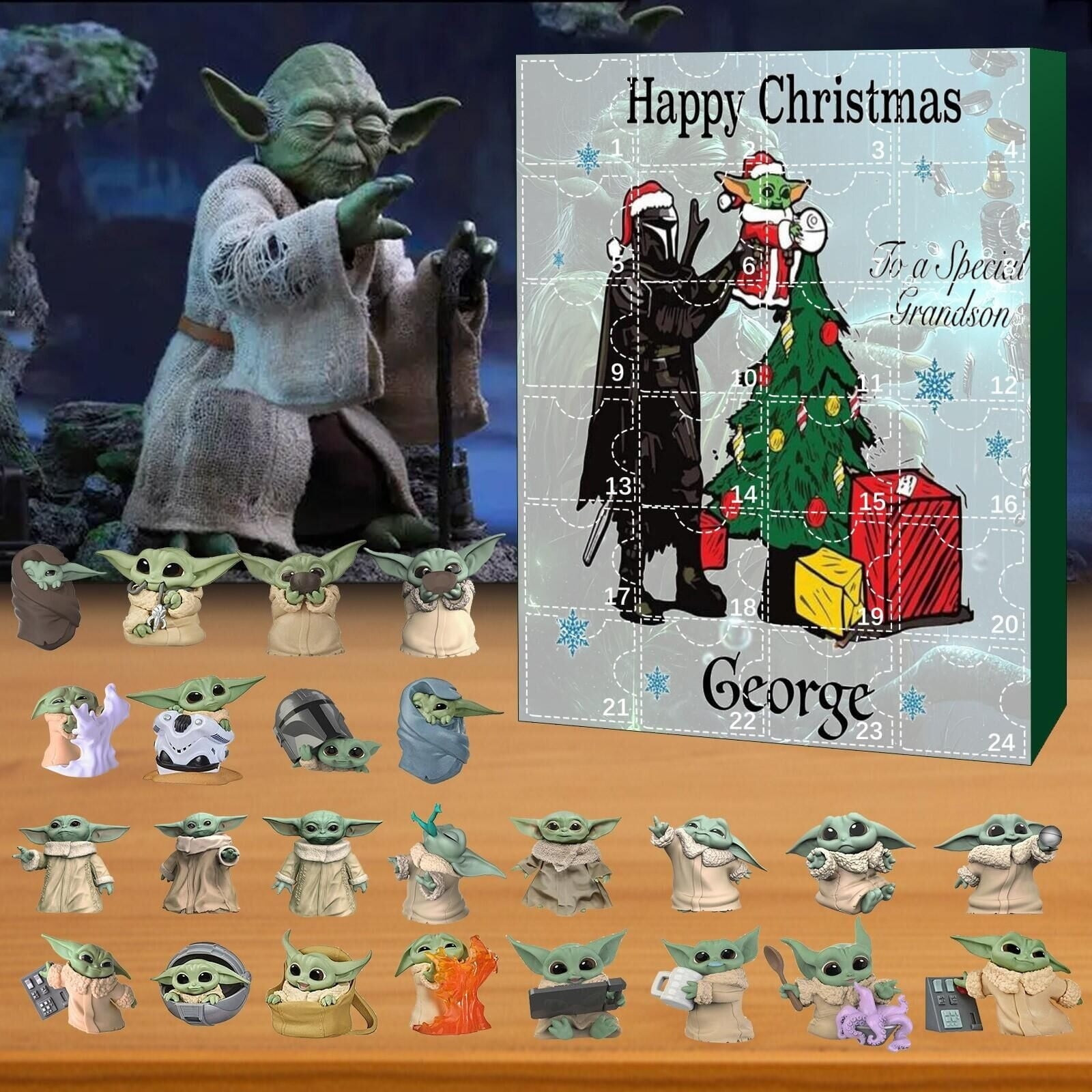 Star Wars Yoda Advent Calendar -  2024 Christmas Countdown