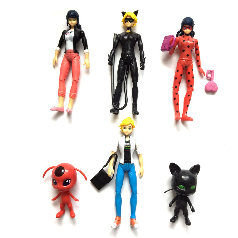 Miraculous Ladybug 6pc Figures Set