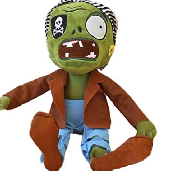 Plants Vs. Zombies Pirate Zombie Plush Toys Doll 30cm