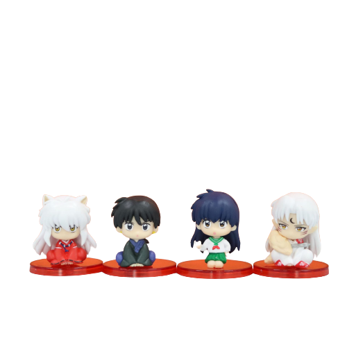 Inuyasha Figure Statue 4 Pcs Set