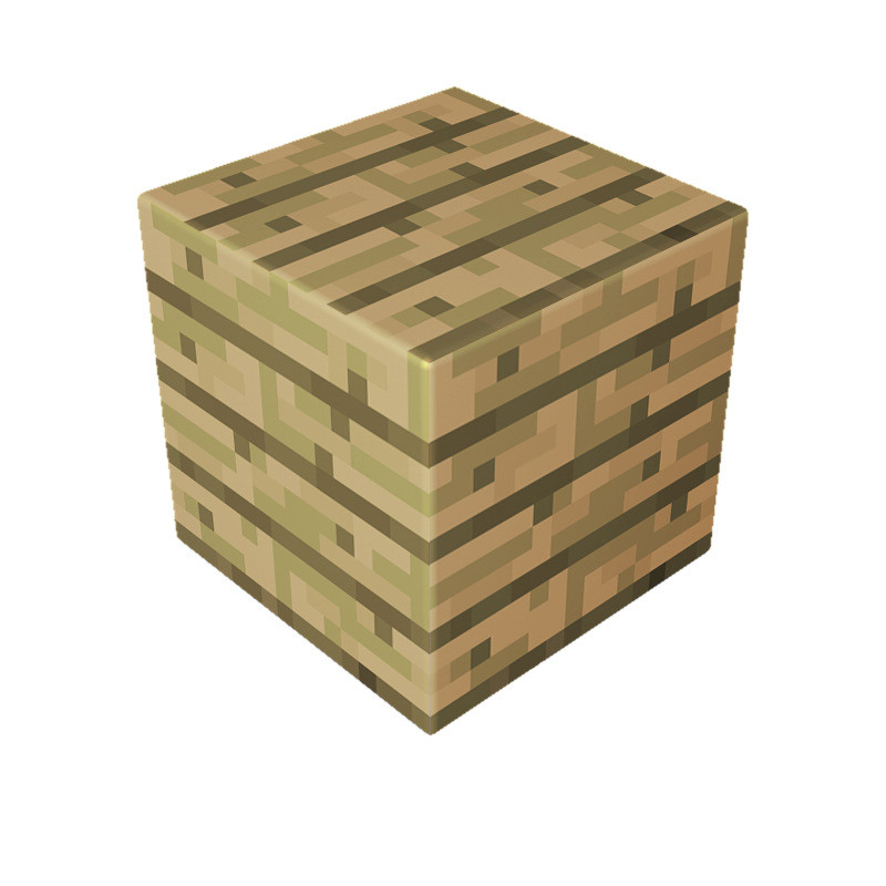 Minecraft Magnetic Wood Planks Blocks Kit Toy 3 Pcs Set