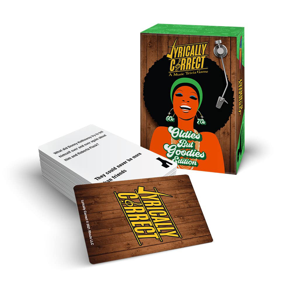 Lyrically Correct - A Music Trivia Game - 60's and 70's Oldies But Goodies Edition: Family Party Laughing Singing Communicating Card Game