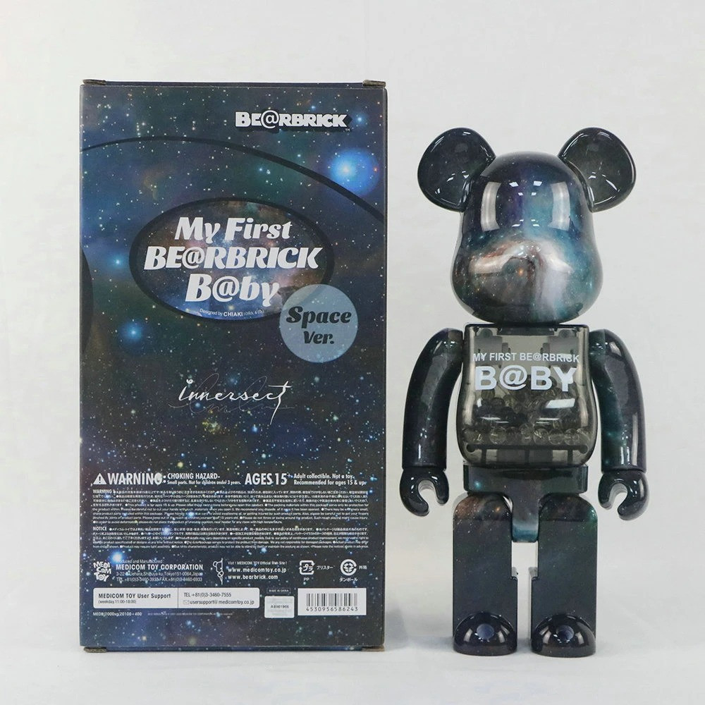 My First Bearbrick Baby Space Version 400% Figure 28cm 11.02inches