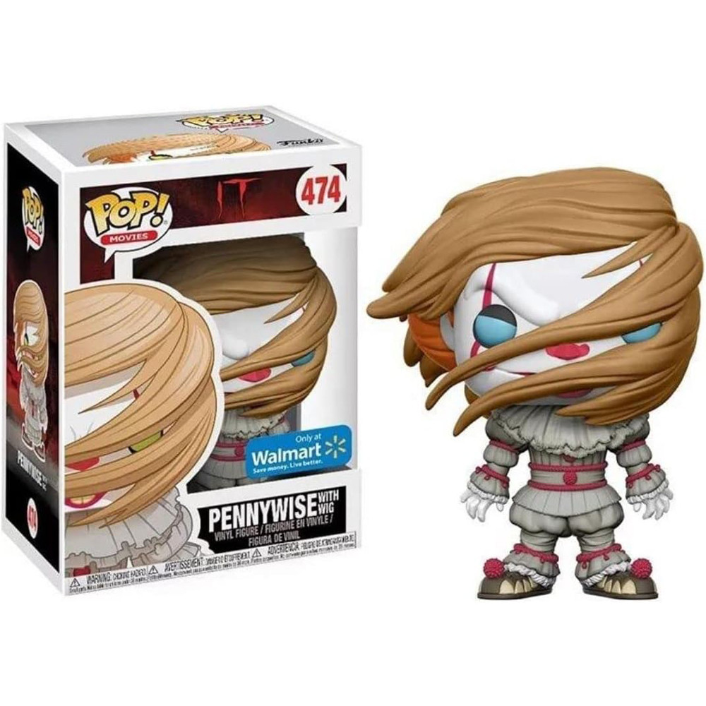 Funko Pop Pennywise with Wig #474 Vinyl Figure