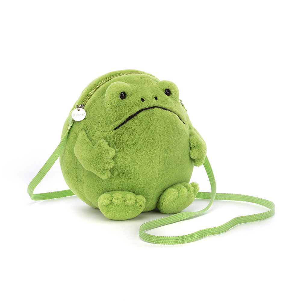 Jellycat Ricky Rain Frog Bag Soft Stuffed Plush 17cm 6.69inches