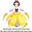 Dancing Princess Series: Snow White Spinning with Colorful Lights Effects and Music