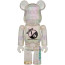 Bearbrick Project 1/6 Clear Chrome 400% Figure 28cm 11.02inches