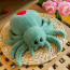 Tarantula Spider Soft Stuffed Plush 25cm 9.84inches White Pink Black Green