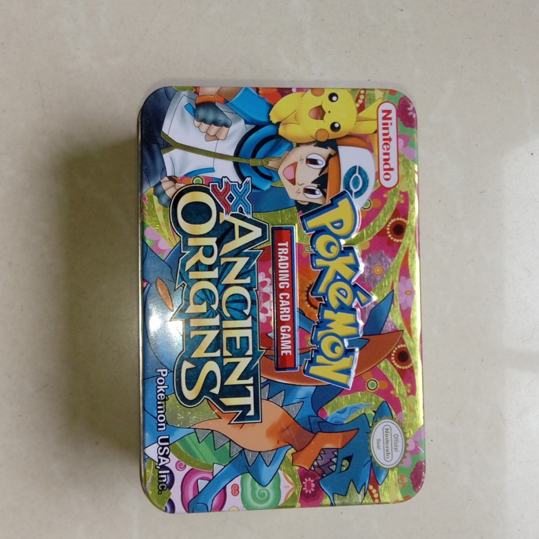 Pokemon Ancient Trading Metal Tin Storage Box