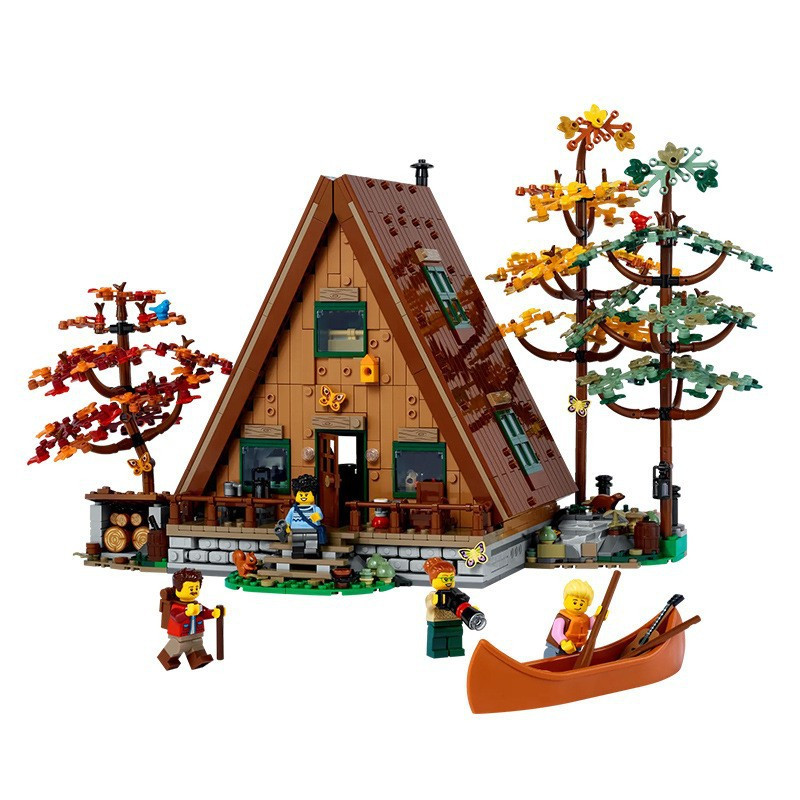 A-Frame Cabin 21338 Brick Building Kit